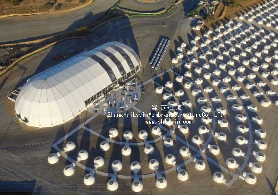 響沙灣蓮花酒店膜結(jié)構(gòu)工程技術(shù)措施構(gòu)造設(shè)計、制作及安裝